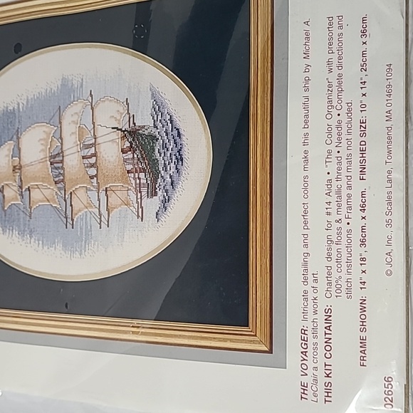 Needle Treasures Counted Cross Stitch The Voyager by Michael A. LeeClair - Picture 5 of 5